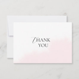 Tarjeta plana de agradecimiento Bridal Showe