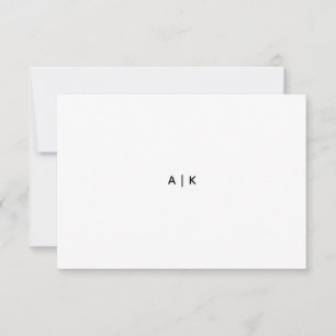 Tarjeta plana de agradecimiento de 3,5" x 5"