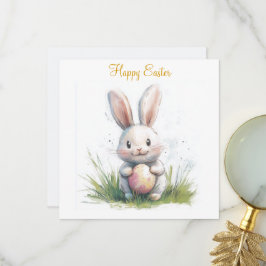 Tarjeta plana de agradecimiento de Pascua feliz