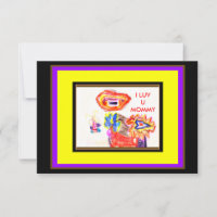 Tarjeta plana de agradecimiento jGibney El Museo Z