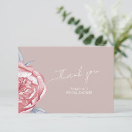 Tarjeta plana de agradecimiento para despedida de 