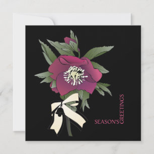 Tarjeta plana de amor a los navidades