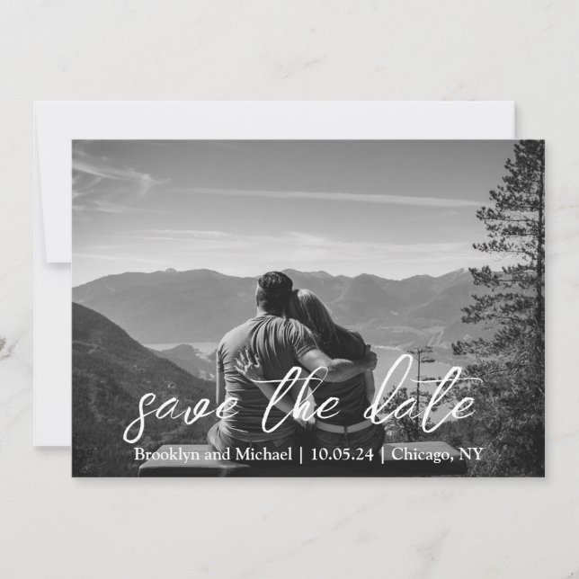 Tarjeta plana de aviso de fecha (Anverso)