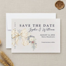 Tarjeta plana de boda floral de invierno para guar