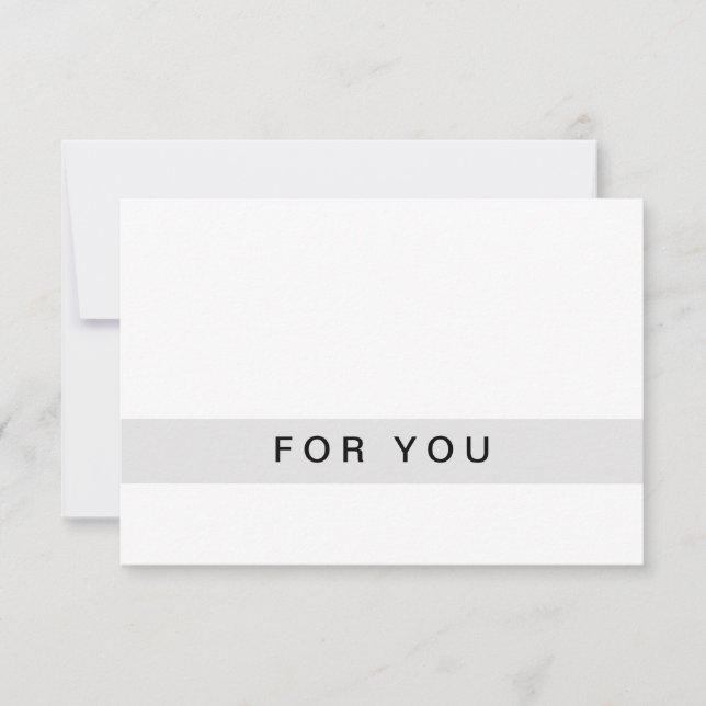 Tarjeta plana de certificados de regalo modernos (Anverso)