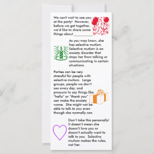 Tarjeta plana de Chica de cumpleaños selectiva par