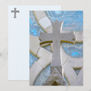 Tarjeta plana de Cruz Cristiana