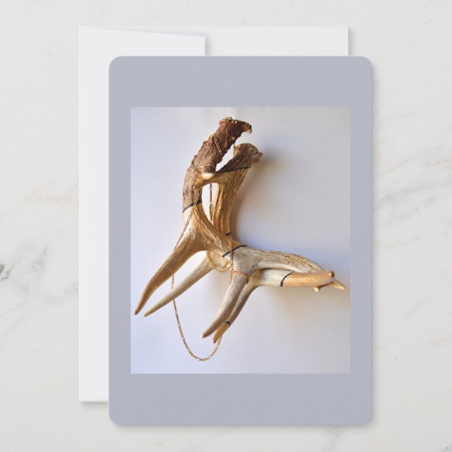 Tarjeta plana de cuernos bloqueados (Anverso)