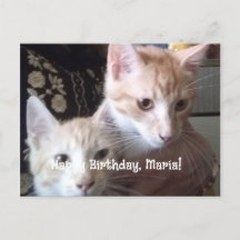 tarjeta plana de cumpleaños