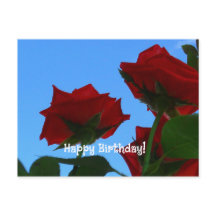 tarjeta plana de cumpleaños