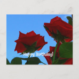 tarjeta plana de cumpleaños