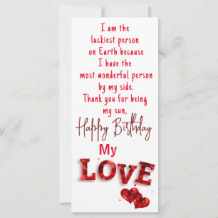 Tarjeta plana de cumpleaños