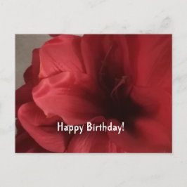 tarjeta plana de cumpleaños