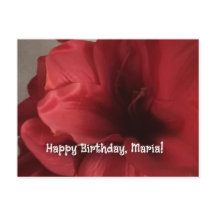 tarjeta plana de cumpleaños