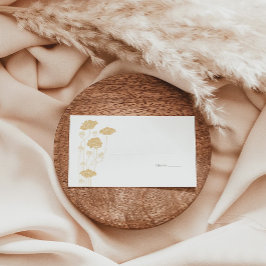 Tarjeta plana de estilo Art Nouveau vintage