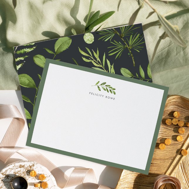 Tarjeta plana de estilo Stationery Personalizada d (Subido por el creador)