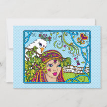 Tarjeta plana de fe 7"x5" de Be Strong_Have