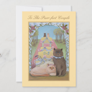 Tarjeta plana de felicitación del Boda del tema de