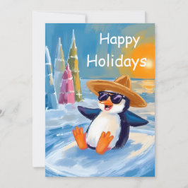 Tarjeta plana de felicitación "Felices Fiestas"