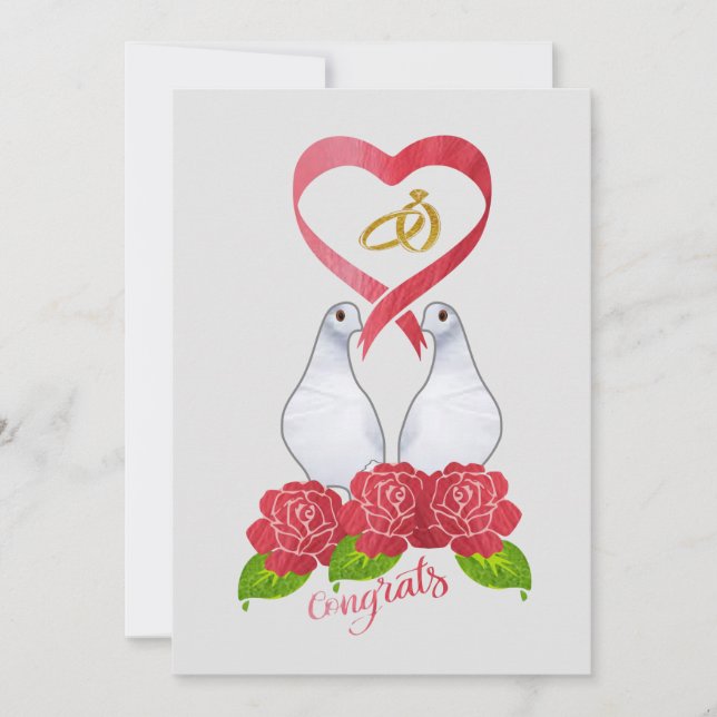 Tarjeta plana de felicitaciones (Anverso)