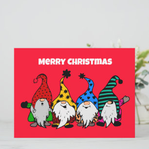 Tarjeta plana de Feliz Navidad Nomes