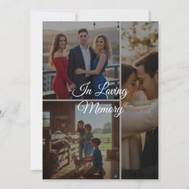 Tarjeta plana de foto de recuerdo personalizada – 