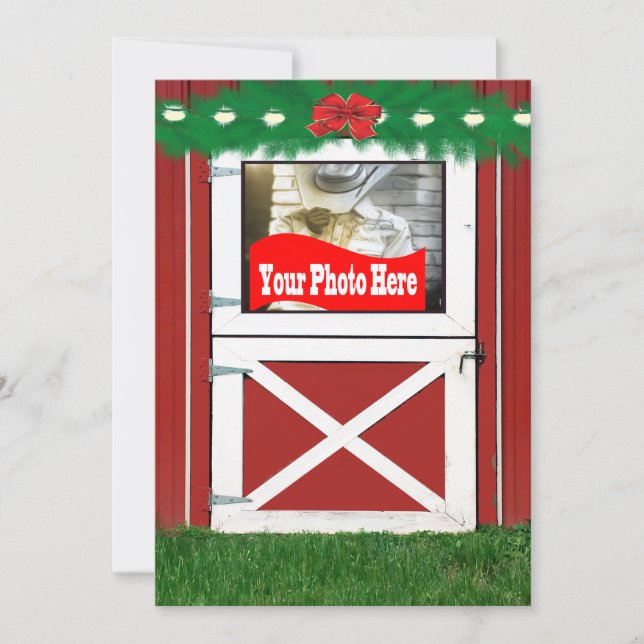 Tarjeta plana de fotos de Personalizado de vacacio (Anverso)