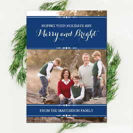 Tarjeta plana de fotos de vacaciones de Moda simpl