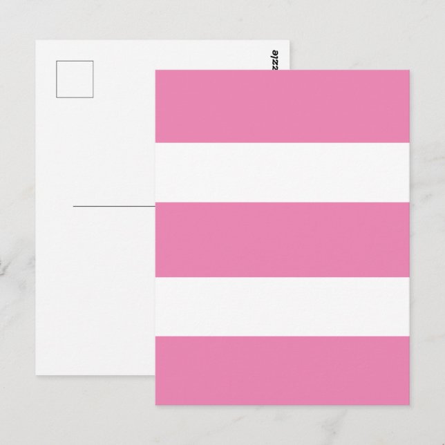 Tarjeta plana de franjas marítimas (Anverso / Reverso)