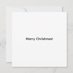 Tarjeta plana de gato de Navidad cálida