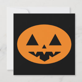 Tarjeta plana de Halloween