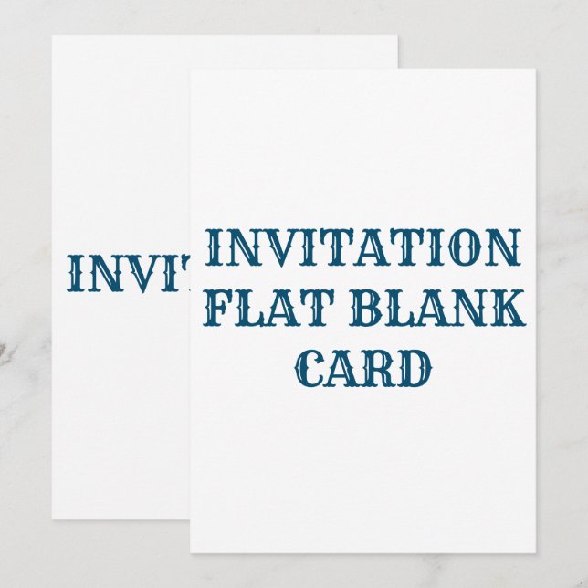 TARJETA PLANA DE INVITACIÓN DE GRADUACIÓN (Anverso / Reverso)