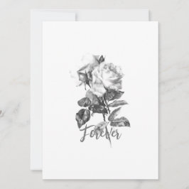 Tarjeta plana de INVITACIÓN DEL DÍA DE LA BODA