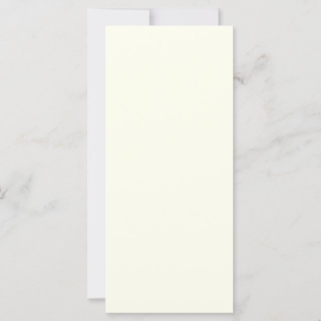 Tarjeta plana de marfil (Anverso)