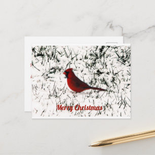 Tarjeta plana de Navidad alegre