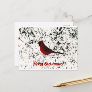 Tarjeta plana de Navidad alegre