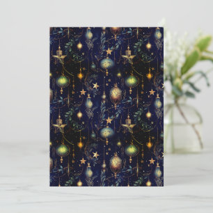 Tarjeta plana de Navidad de negocios sin foto