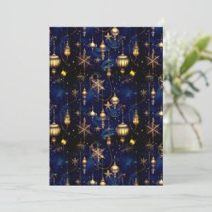 Tarjeta plana de Navidad de negocios sin foto
