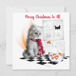 Tarjeta plana de navidades