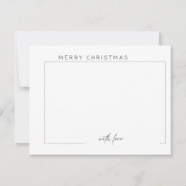 Tarjeta plana de navidades