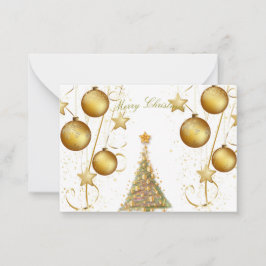 Tarjeta plana de nota