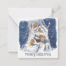 Tarjeta plana de nota