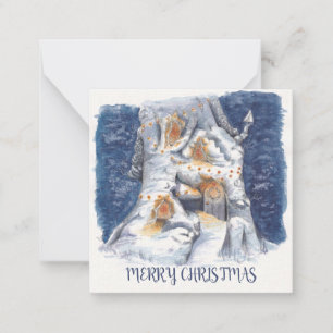 Tarjeta plana de nota