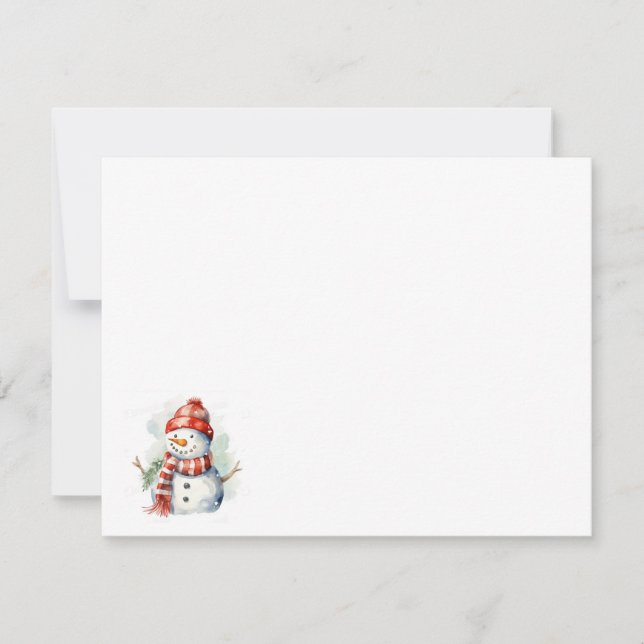 Tarjeta plana de notas (Anverso)