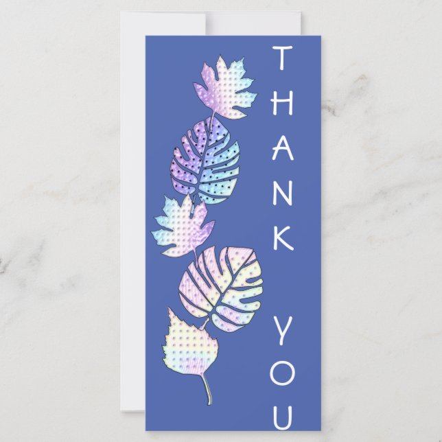 Tarjeta plana de patrón holográfico (Anverso)