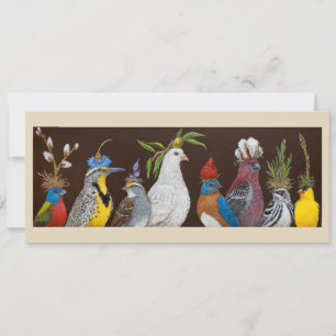 Tarjeta plana de paz