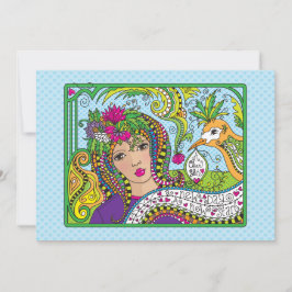 Tarjeta plana de pizarra limpia de 7" x 5"