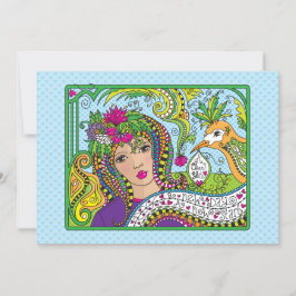 Tarjeta plana de pizarra limpia de 7" x 5"