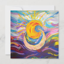 Tarjeta plana de promoción "Sun & Moon"