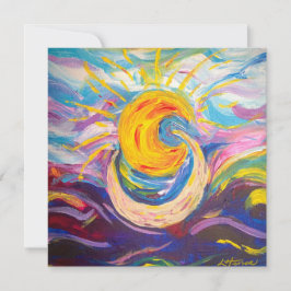 Tarjeta plana de promoción "Sun & Moon"